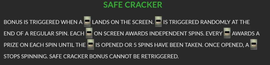 Safe Cracker เกมสล็อต Heist ค่าย Joker Gaming